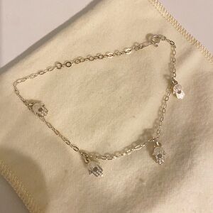 .925 Silver ankle bracelet